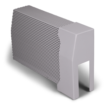 7½" White Italian Pillar Right Open Endcap