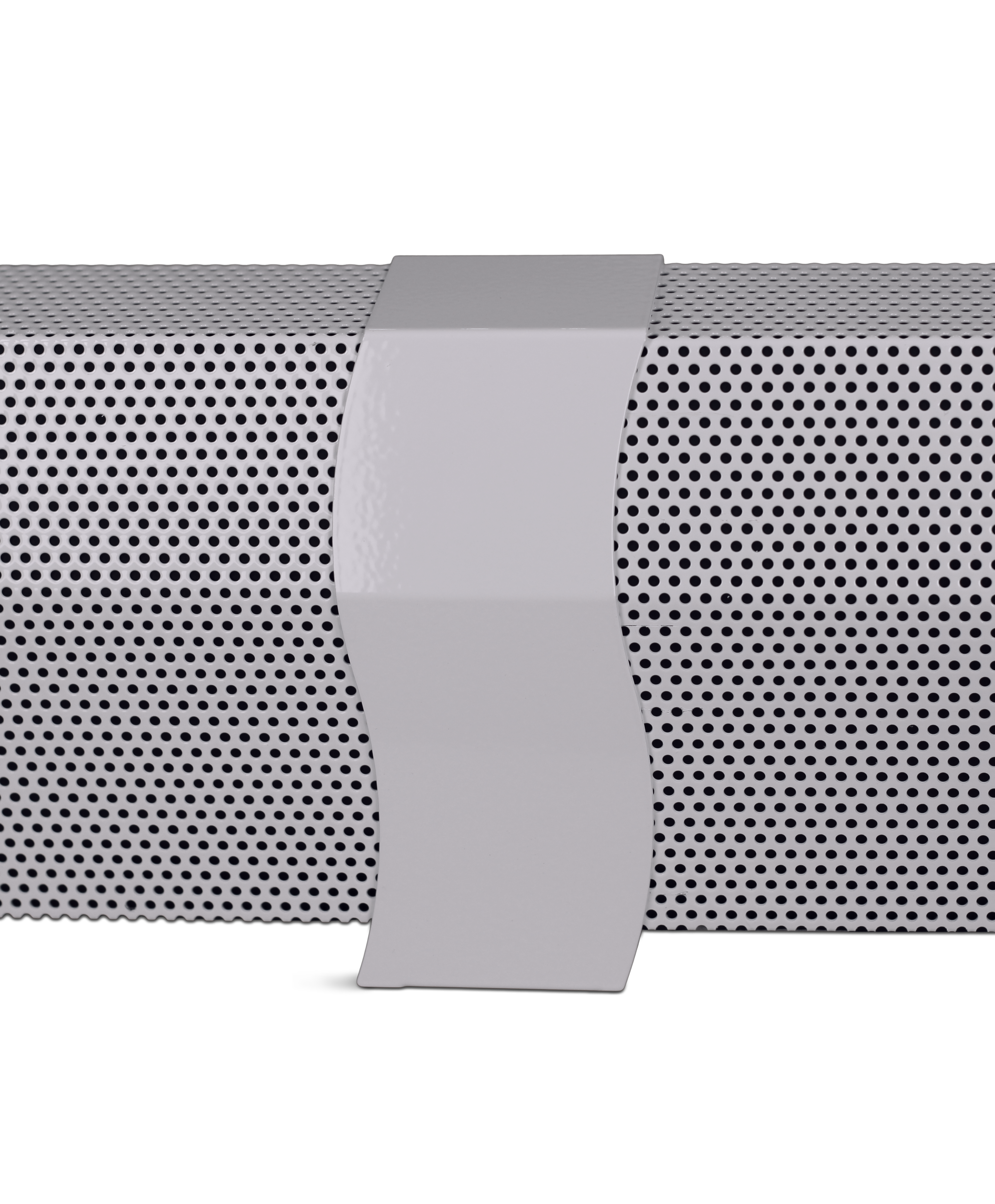 7½" White Wavy Gravy Solid Coupler
