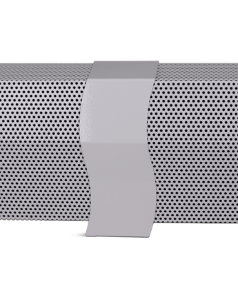 7½" White Wavy Gravy Solid Coupler