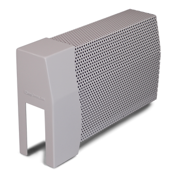 7½" White Wavy Gravy Left Open Endcap