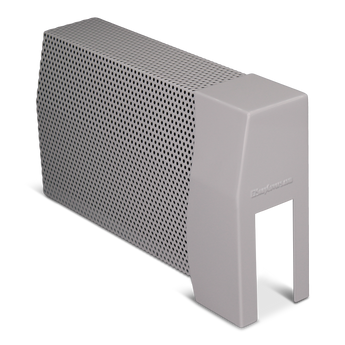 7½" White Wavy Gravy Right Open Endcap